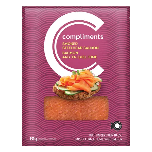 Frozen Salmon Smoked Steelhead 150 g