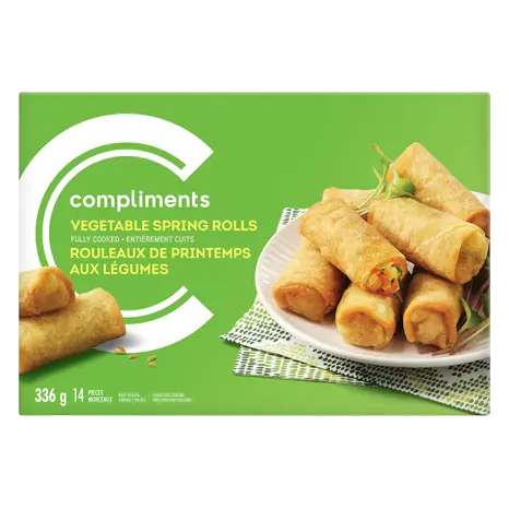 Frozen Vegetable Spring Rolls 336 g