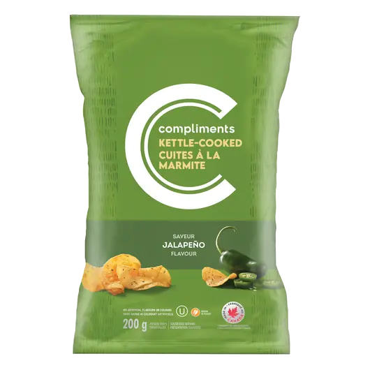 Kettle Cooked Potato Chips Jalapeño 200 g