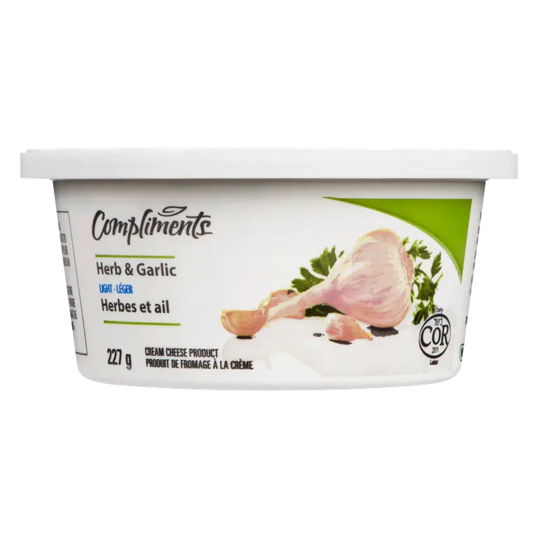 Light Cream Cheese Spread Herb And Garlic 227 g