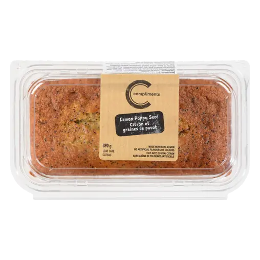 Loaf Cake Lemon Poppy Seed 390 g (frozen)