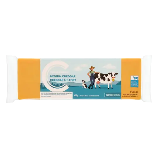Medium Cheddar Cheese 400 g