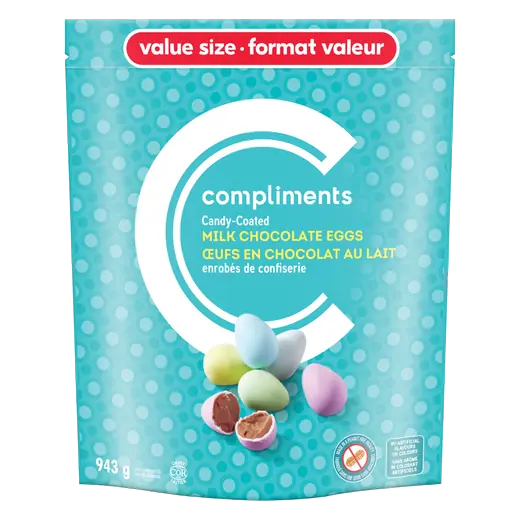 Milk Chocolate Eggs Candy Coated Value Size 943 g