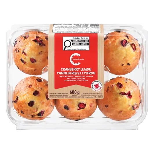 Muffins Cranberry Lemon 600 g