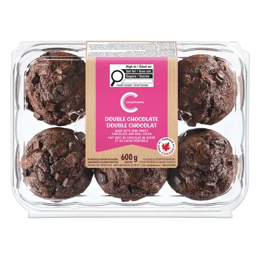 Muffins Double Chocolate Chunk 600 g
