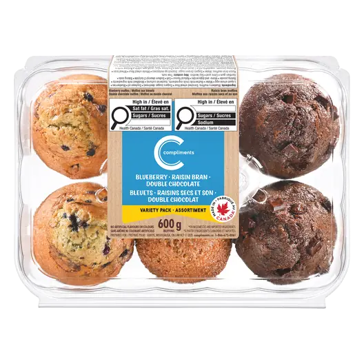 Muffins Variety Pack 600 g