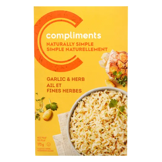 Naturally Simple Rice Pilaf Garlic & Herb 173 g