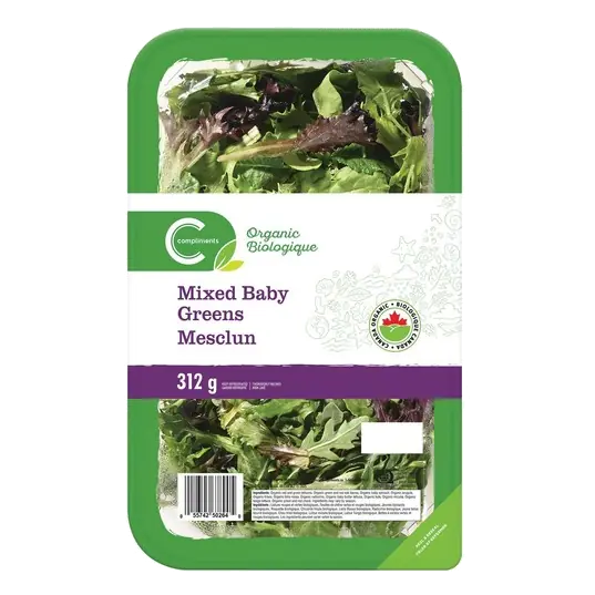 Organic Baby Greens Mixed 312 g