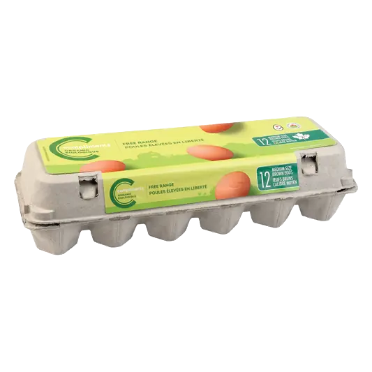 Brown Eggs Free Range Medium 12 Count