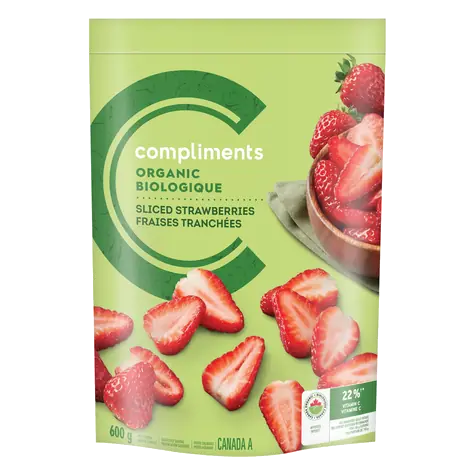 Frozen Sliced Strawberries 600 g
