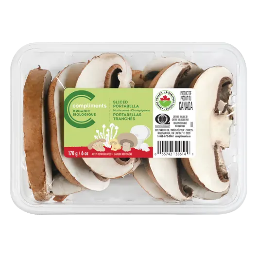 Mushrooms Sliced Portabella 170 g