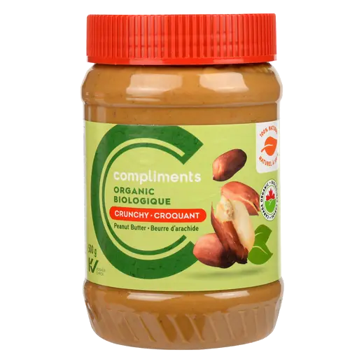 Organic Peanut Butter Crunchy 500 g