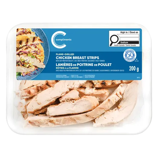 Original Flame Grilled Chicken Breast Strips 200 g