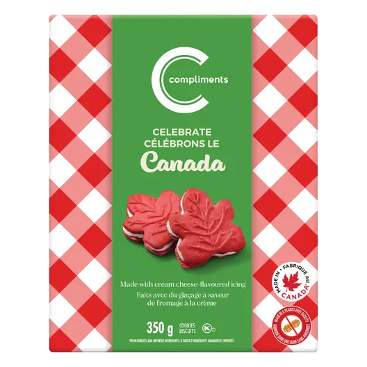 Peanut-Free Celebrate Canada Cookies 350 g