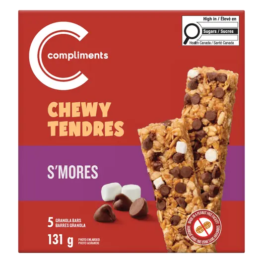 Peanut-Free Granola Bars S'mores 131 g