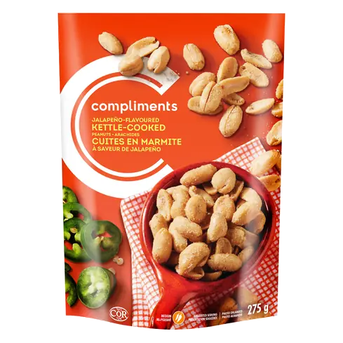 Peanuts Kettle Cooked Jalapeno 275 g