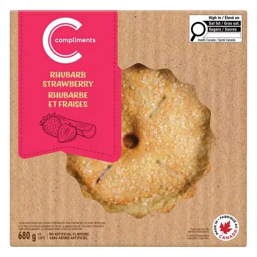 Pie Rhubarb Strawberry 680 g (frozen)