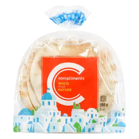 Pita Bread White 250 g (frozen)
