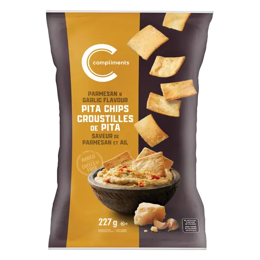 Pita Chip Parmesan & Garlic 227 g