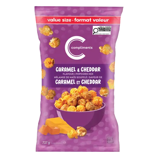 Popcorn Caramel & Cheddar 737 g