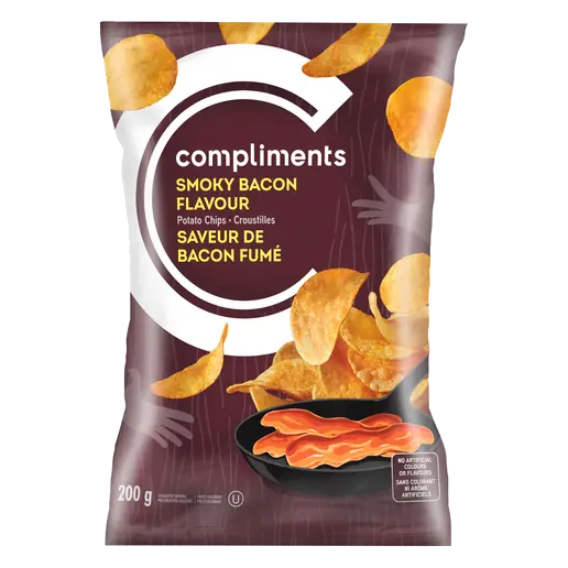 Potato Chips Smokey Bacon 200 g