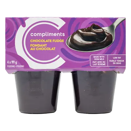 Pudding Cups Chocolate Fudge 4 x 99 g