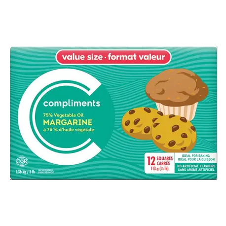 Quarters Hard Margarine Value Size 1.36 kg