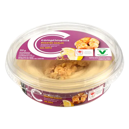 Roasted Garlic Topped Hummus 255 g