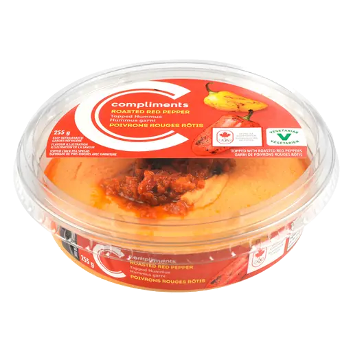 Roasted Red Pepper Topped Hummus 255 g