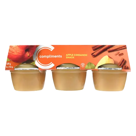 Snacks Cup Apple Cinnamon 6 x 113 g