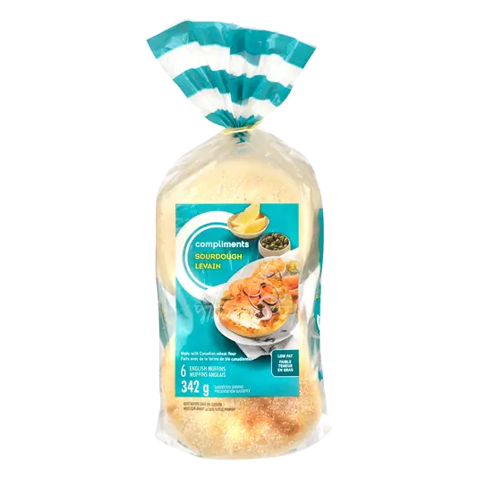 Sourdough 6 Pack English Muffins 342 g