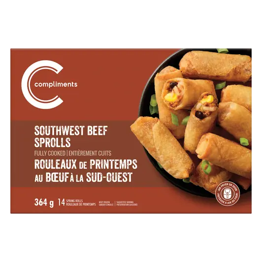 Southwest Beef Sprolls 14 Spring Rolls 364 g