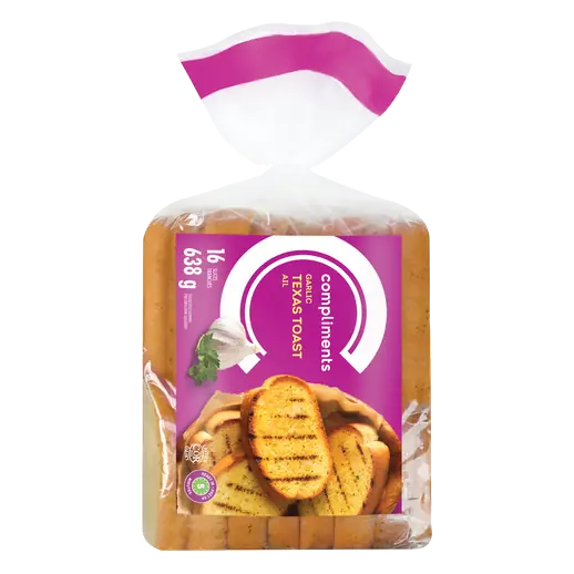 Texas Toast Garlic 638 g (frozen)
