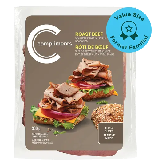 Thinly Sliced Roast Beef 300 g