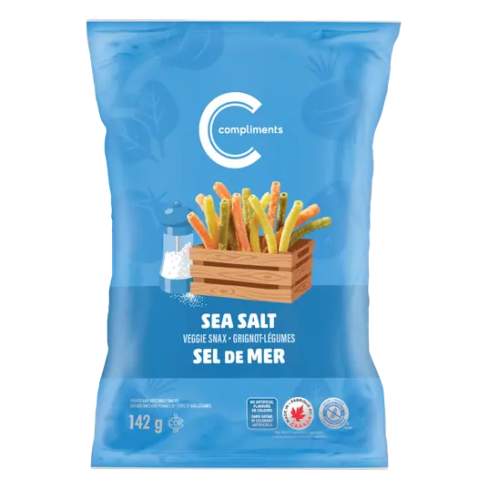 Veggie Snax Sea Salt 142 g