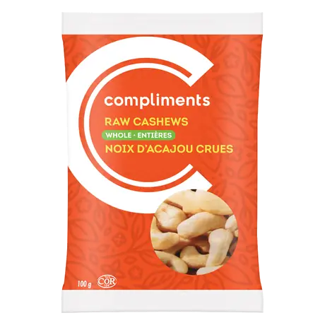 Whole Raw Cashews 100 g