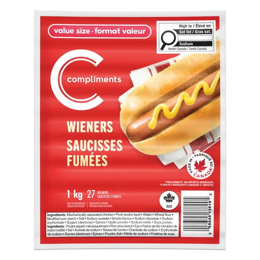 Wieners Value Size 1 kg