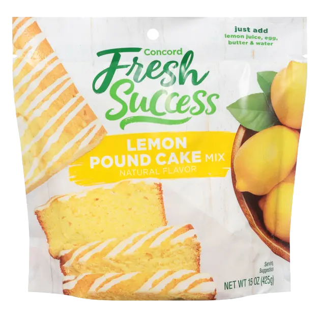 Fresh Success Lemon Pound Cake Mix