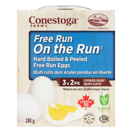 Eggs Free Run Hard Boiled 280 g