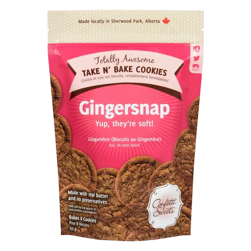 Take N Bake Cookies Gingersnap 335 g