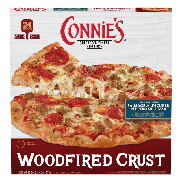 Connie's Woodfired Sausage & Pepperoni Pizza