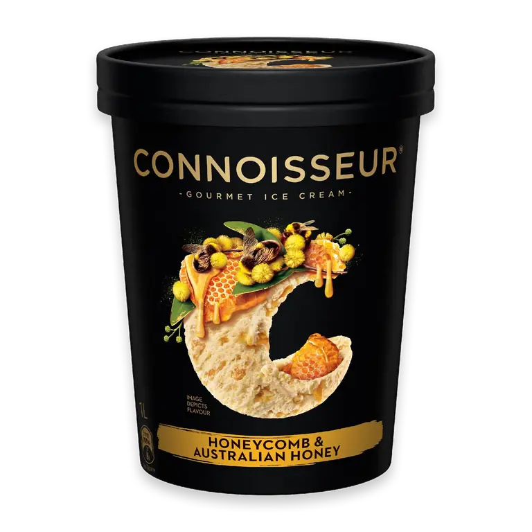 Gourmet Ice Cream Honeycomb & Australian Honey