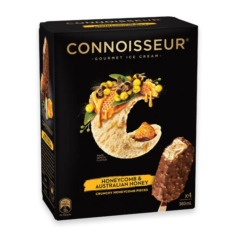Honeycomb & Australian Honey Ice Cream Sticks