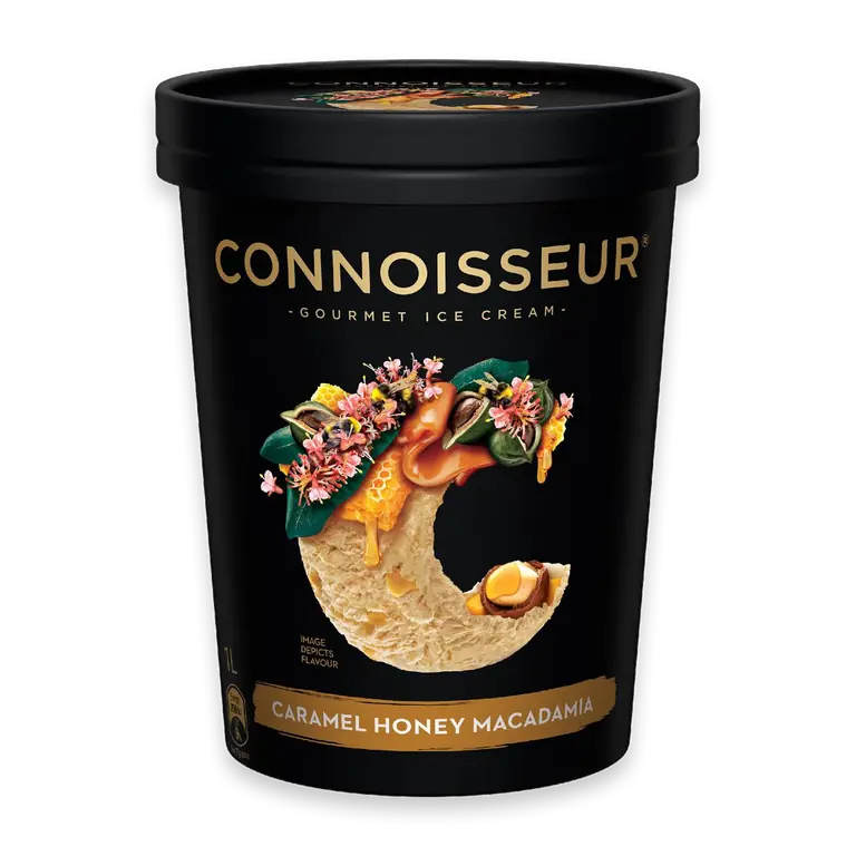 Ice Cream Tub Caramel Honey Macadamia
