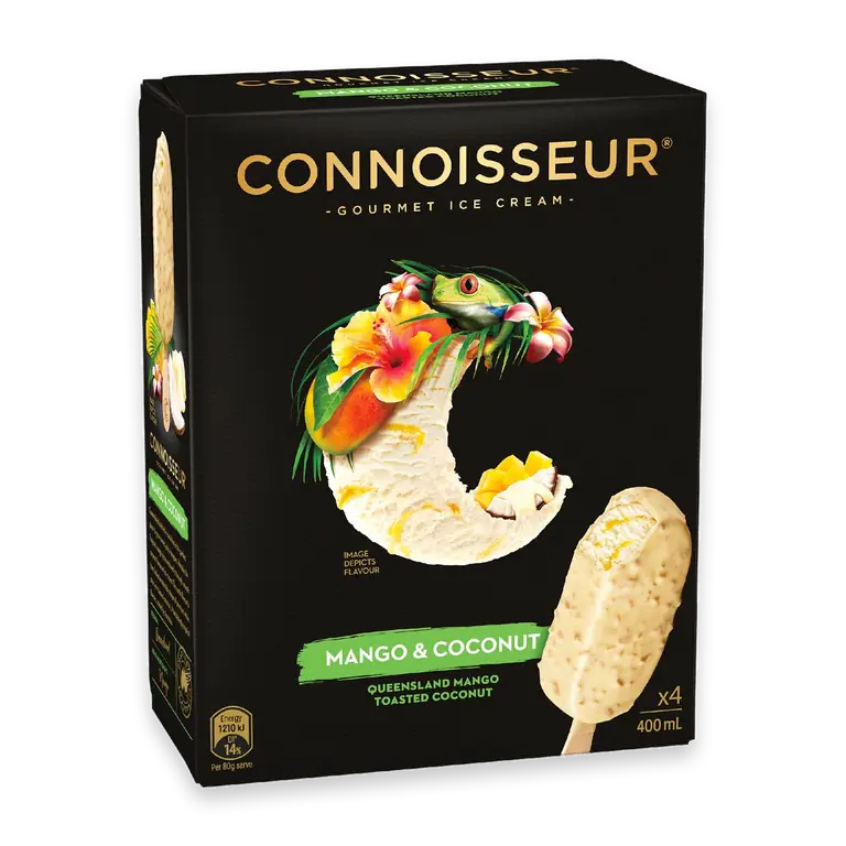 Mango & Coconut Ice Cream