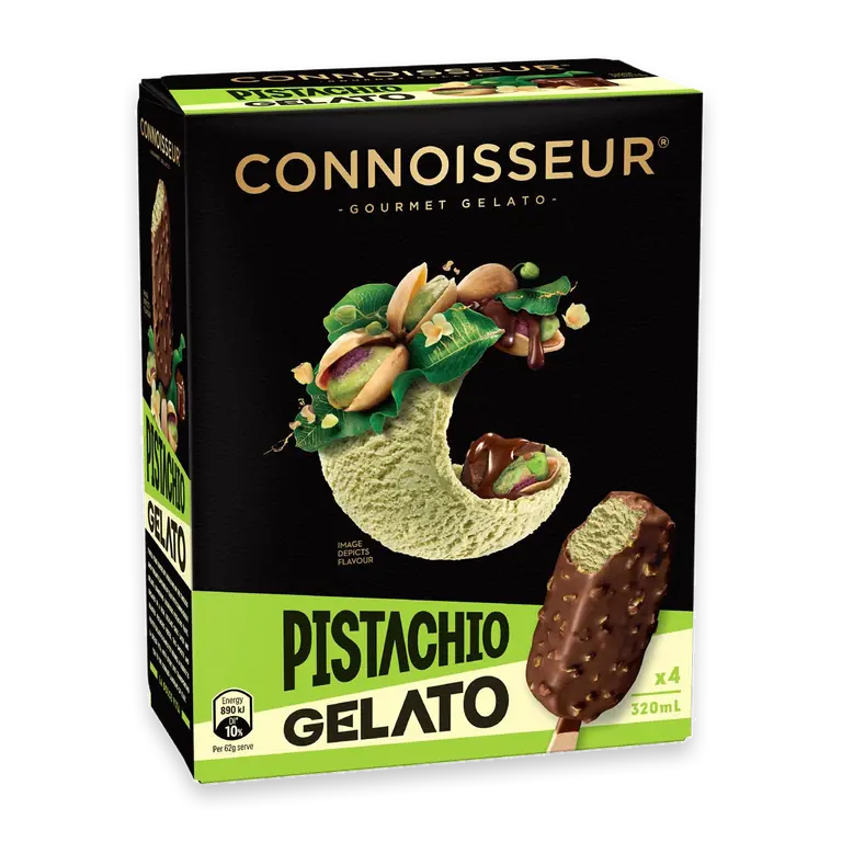 Pistachio Gelato Dessert Sticks