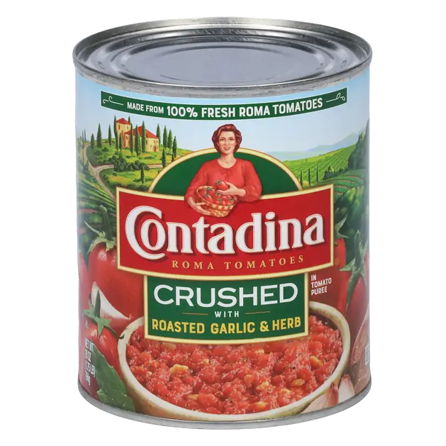 Crushed Tomatoes with Roasted Garlic