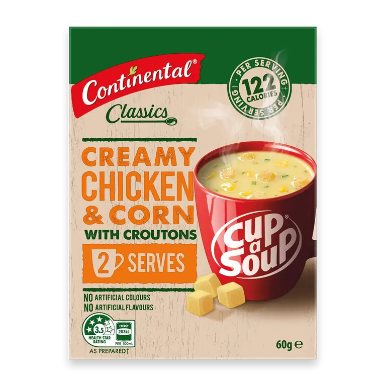 Classics Cup A Soup Creamy Chicken & Corn With Croutons