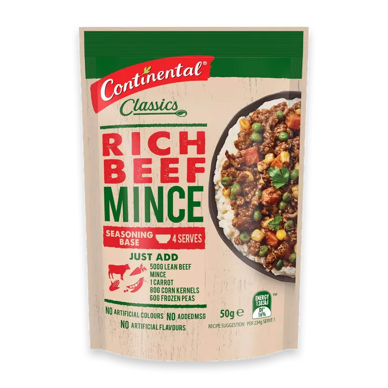 Classics Recipe Base Rich Beef Mince