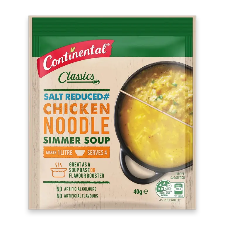 Classics Simmer Soup Chicken Noodle Salt Reduced